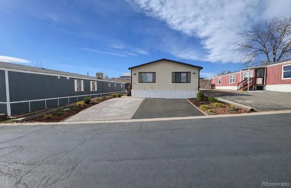 a view of a house with a patio