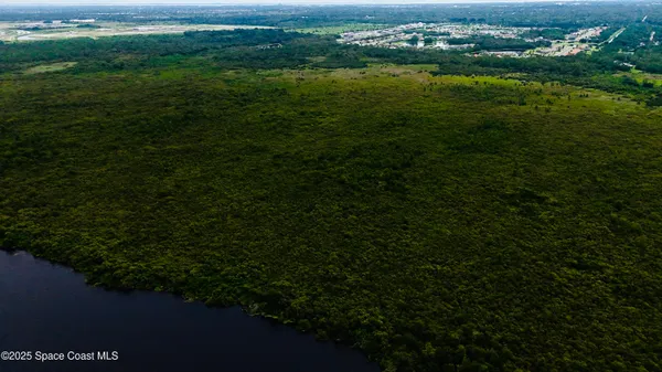 a view of a lake with a outdoor space