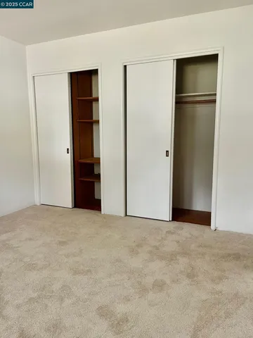 a view of hallway with shower