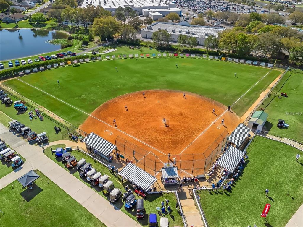 16896 South East 110th Court Road Summerfield, FL 34491 - Photo 60 of 61 an aerial view of a tennis court