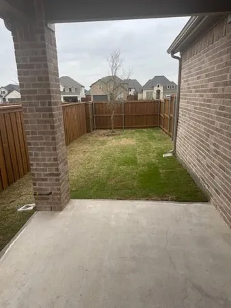 a view of outdoor space with garden