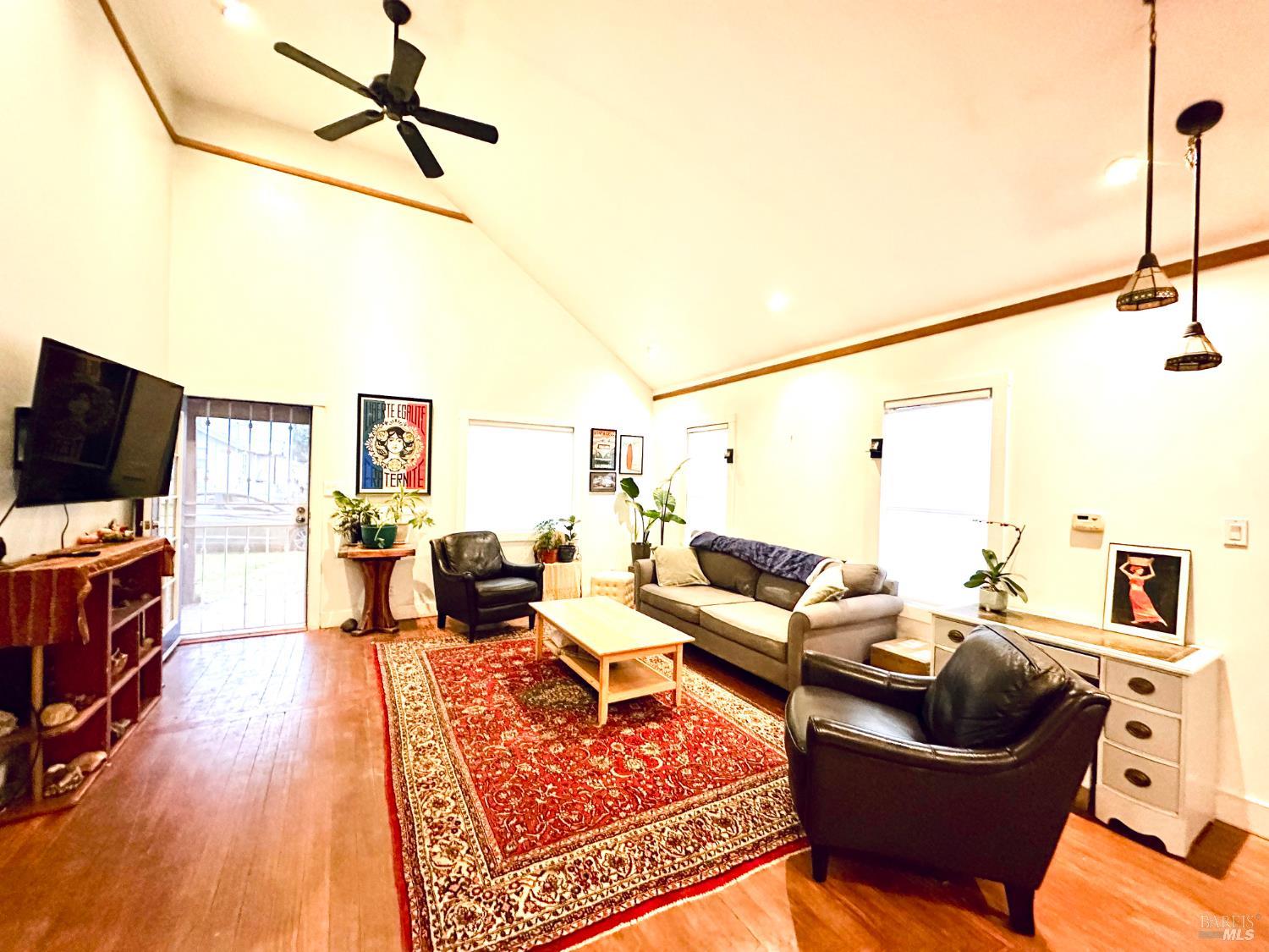 108 Pierson Street Santa Rosa, CA 95401 - Photo 6 of 33 a living room with furniture and a flat screen tv
