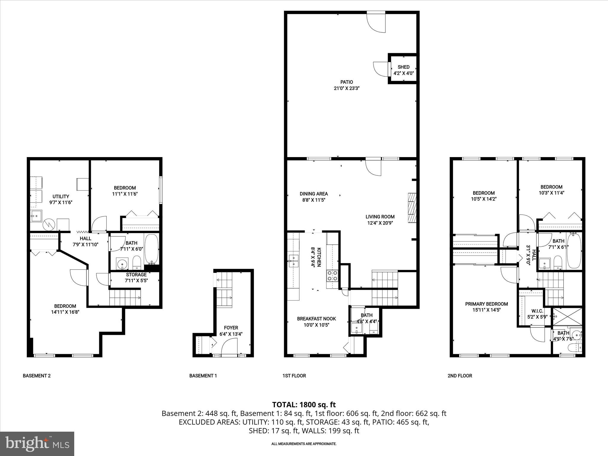 10 Ramsdell Terrace Gaithersburg, MD 20878 - Photo 37 of 40 all_floors_10_ramsdell_terrace_gaithersburg_with_d