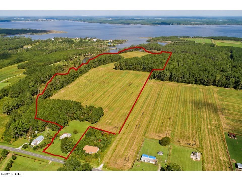 7011 Florence Road Merritt, NC 28556 - Photo 17 of 30 Front Aerial with Bay River in Back