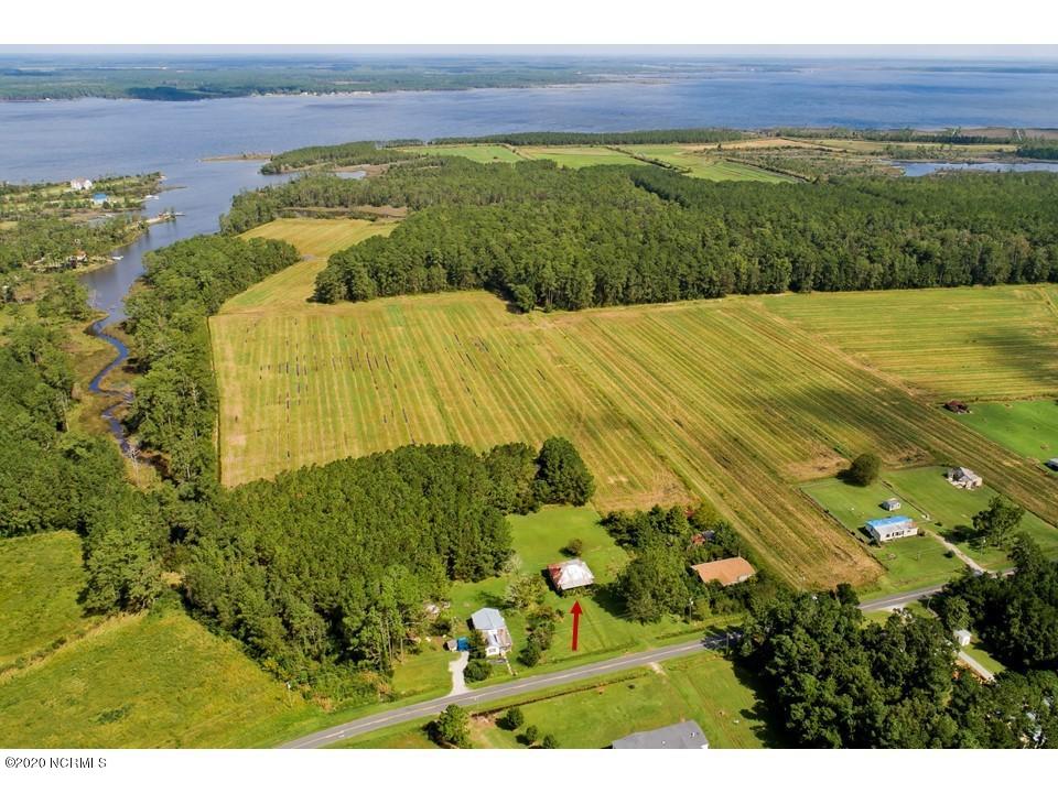 7011 Florence Road Merritt, NC 28556 - Photo 19 of 30 Front Aerial w/Cabin Creek & Bay River