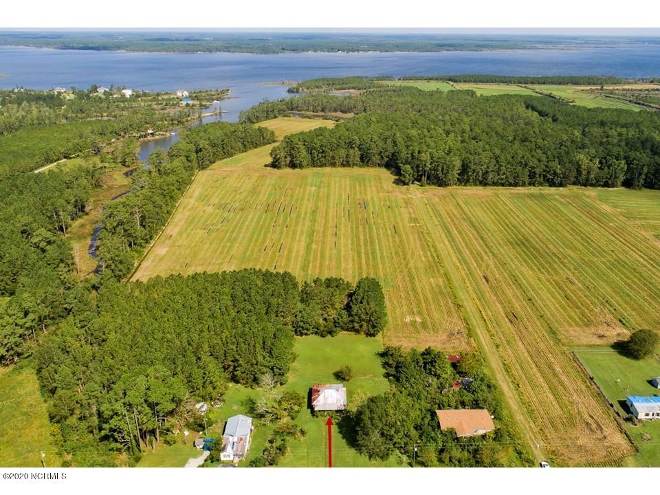 7011 Florence Road Merritt, NC 28556 - Photo 7 of 30 Front Aerial w/Cabin Creek & Bay River