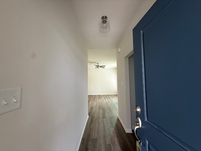 2602 Falcon Ridge Drive Bryan, TX 77803 - Photo 2 of 15 a view of a hallway with wooden floor