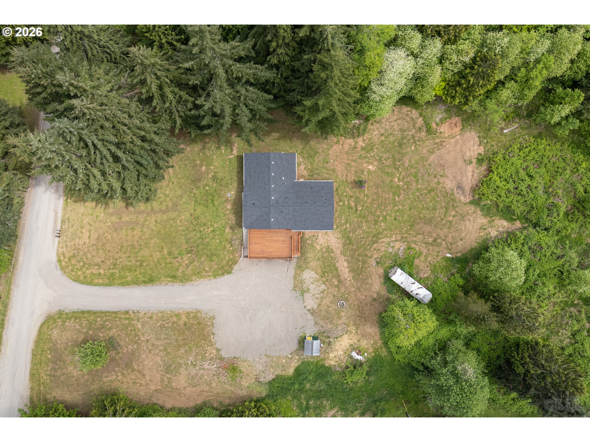 29234 Thistle Hill Road Rainier, OR 97048 - Photo 25 of 33 a aerial view of a house with a yard