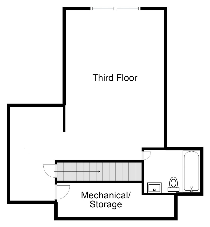 11510 Auldbury Way Raleigh, NC 27617 - Photo 30 of 30 3rd Floor Layout