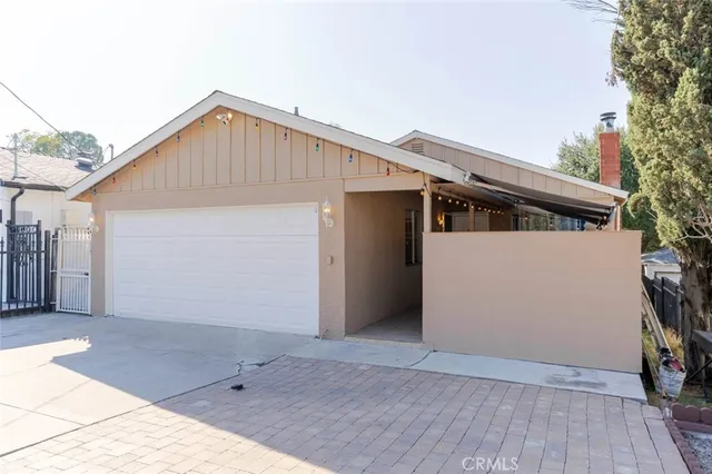 a backyard of a house