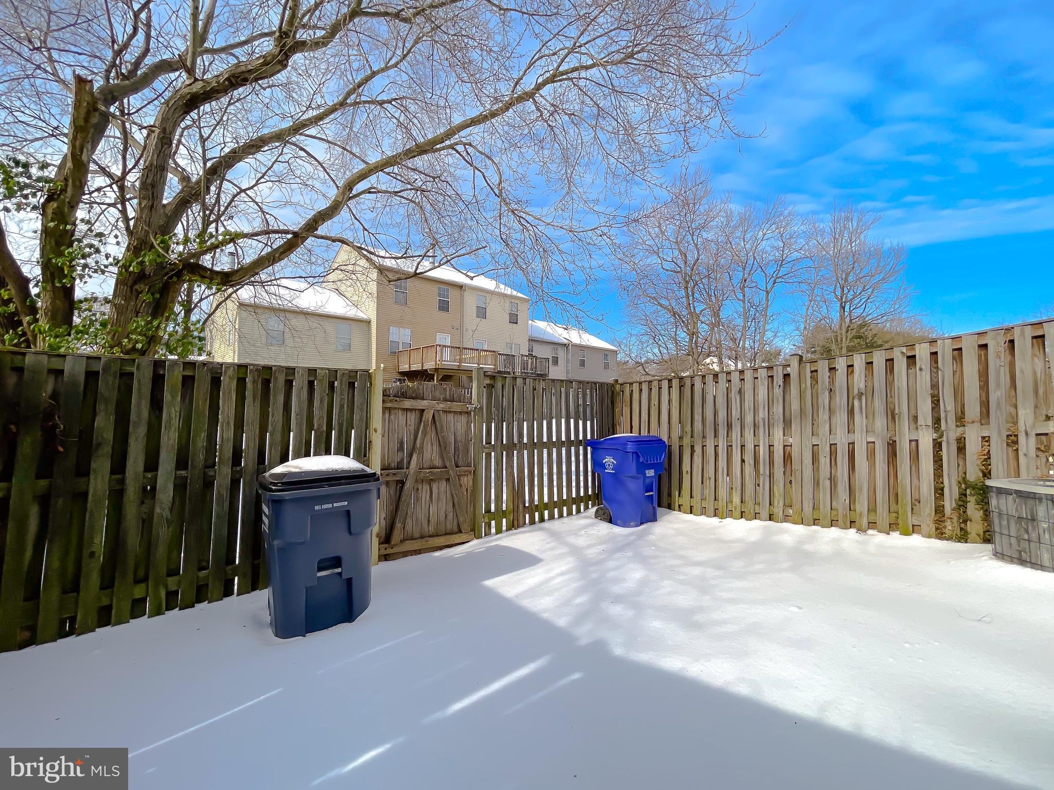 4232 Drake Court Waldorf, MD 20603 - Photo 25 of 25 a view of roof deck with wooden fence and wooden fence