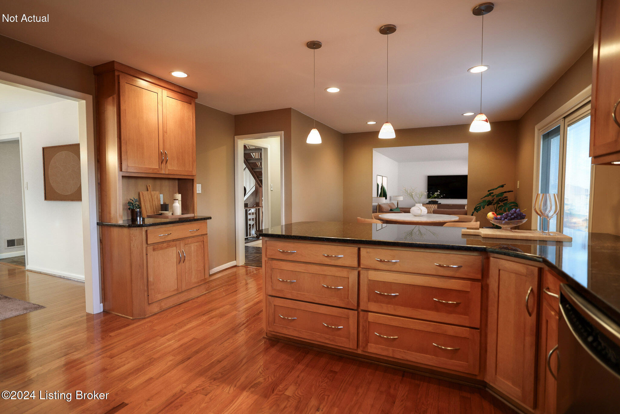 6107 Innes Trace Road Louisville, KY 40222 - Photo 20 of 52 Kitchen Virtually Opened to Fm