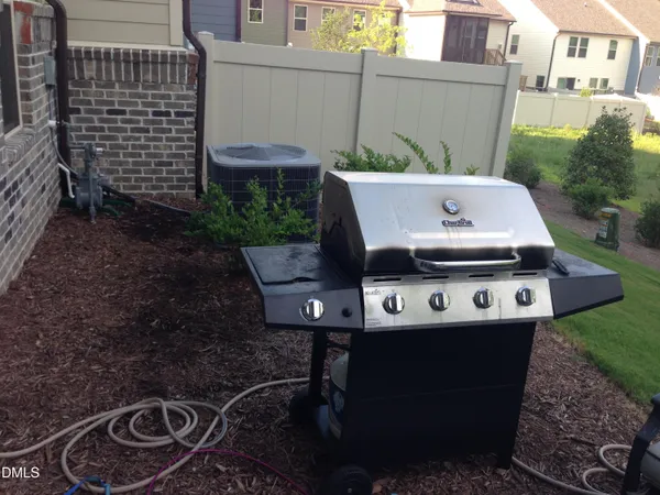 a view of a couch in a room