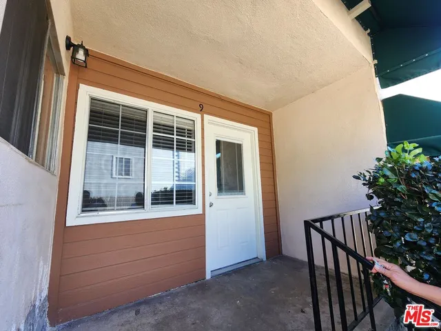 a view of front door and porch
