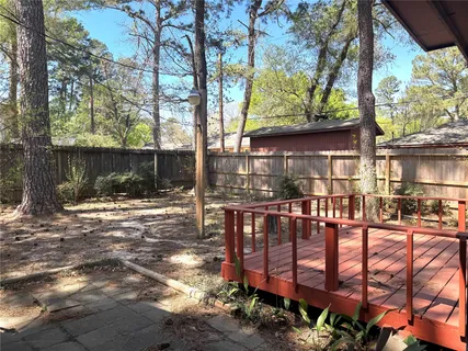 a view of a bench in the balcony