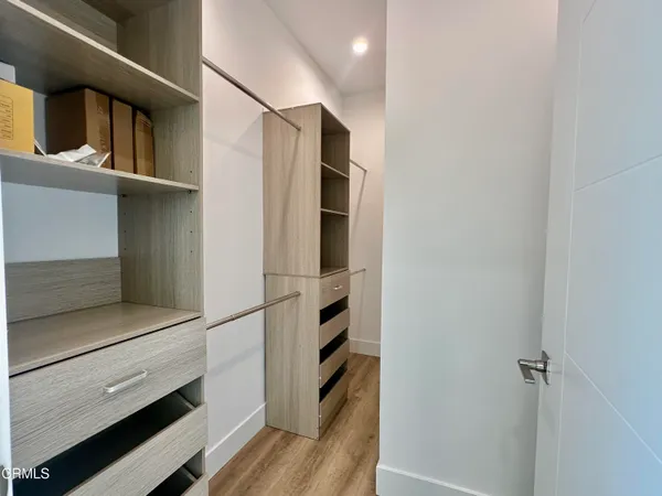 a view of walk in closet