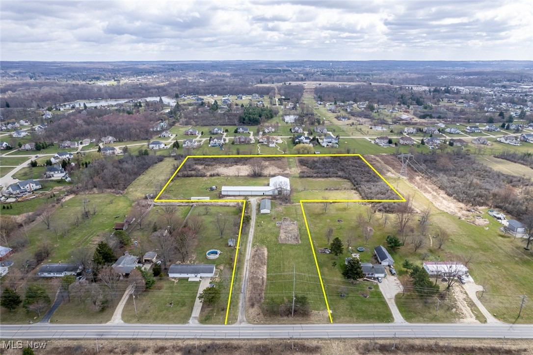 3607 Marks Road Medina, OH 44256 - Photo 31 of 36 Aerial view 9acres