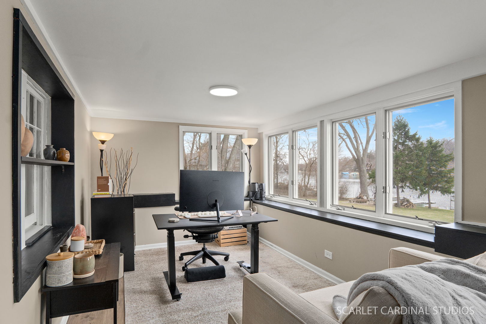 705 Spring Beach Way Cary, IL 60013 - Photo 16 of 32 a living room with furniture and a flat screen tv