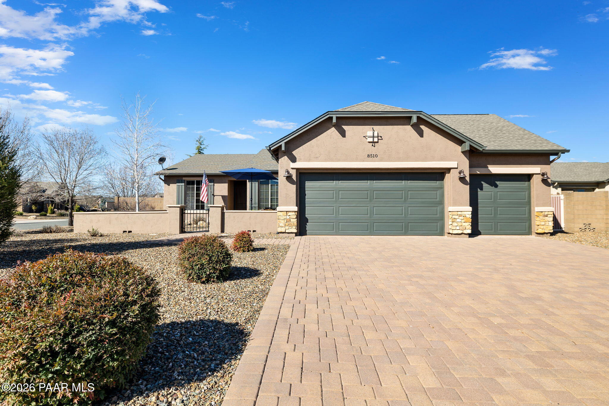 8510 Pepperbox Road Prescott Valley, AZ 86315 - Photo 2 of 44 Large Paver Driveway