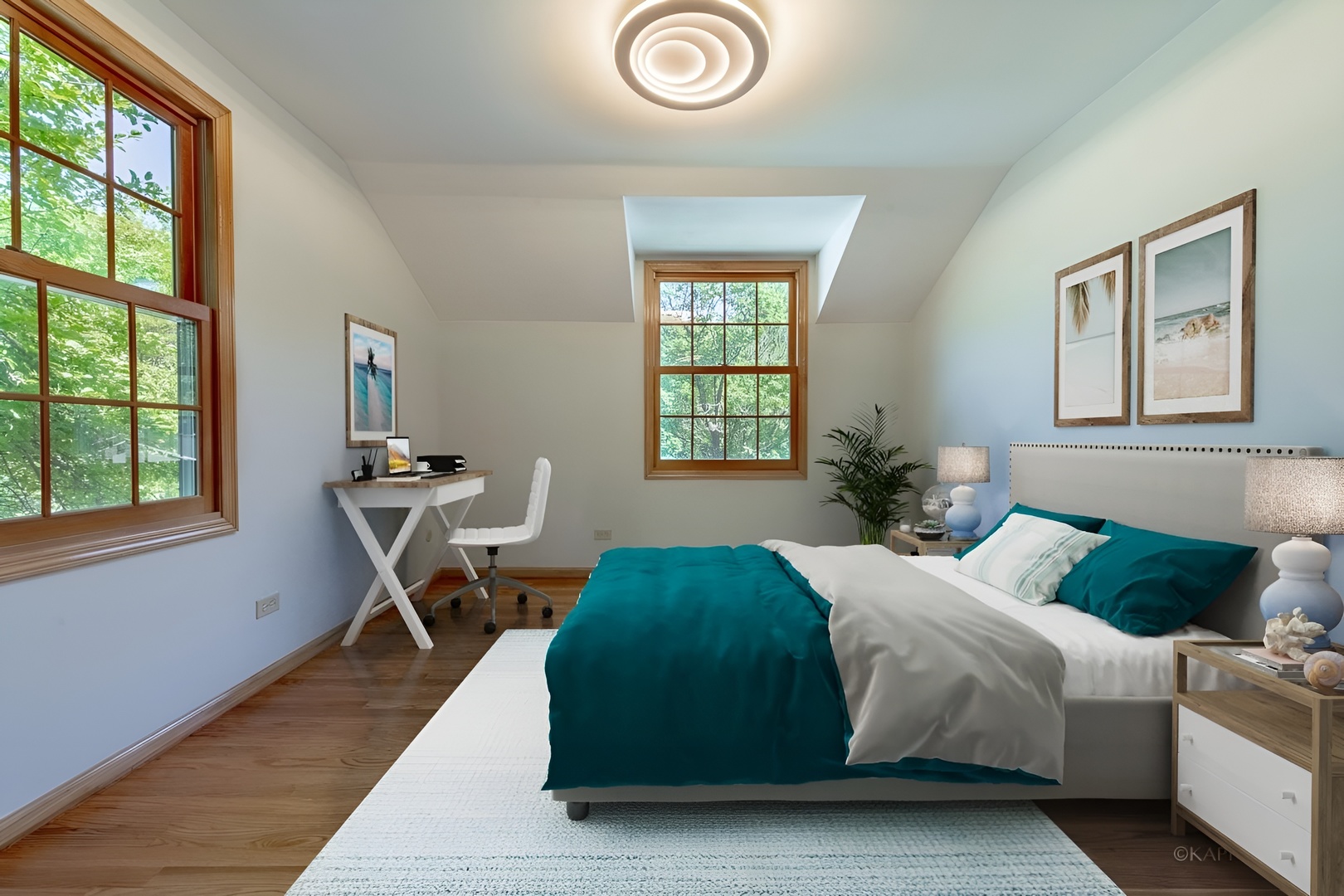 1553 Aztec Circle Naperville, IL 60563 - Photo 26 of 45 a bedroom with a bed and a window