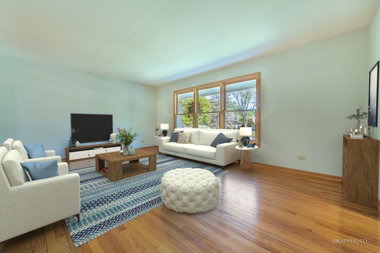 1553 Aztec Circle Naperville, IL 60563 - Photo 6 of 45 a living room with furniture and a flat screen tv