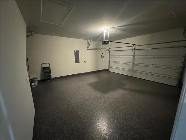 a view of a room with an empty space