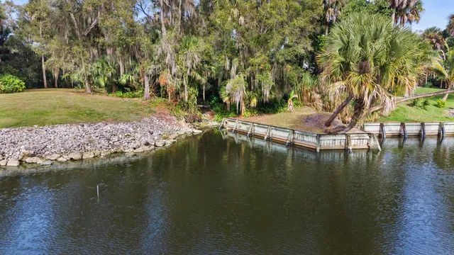 a view of lake with outdoor space
