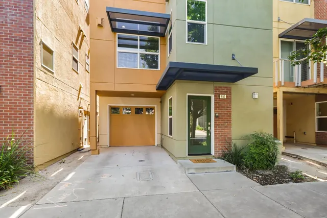 a view of a door of the house