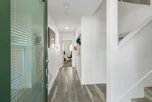 wooden floor in a gallery