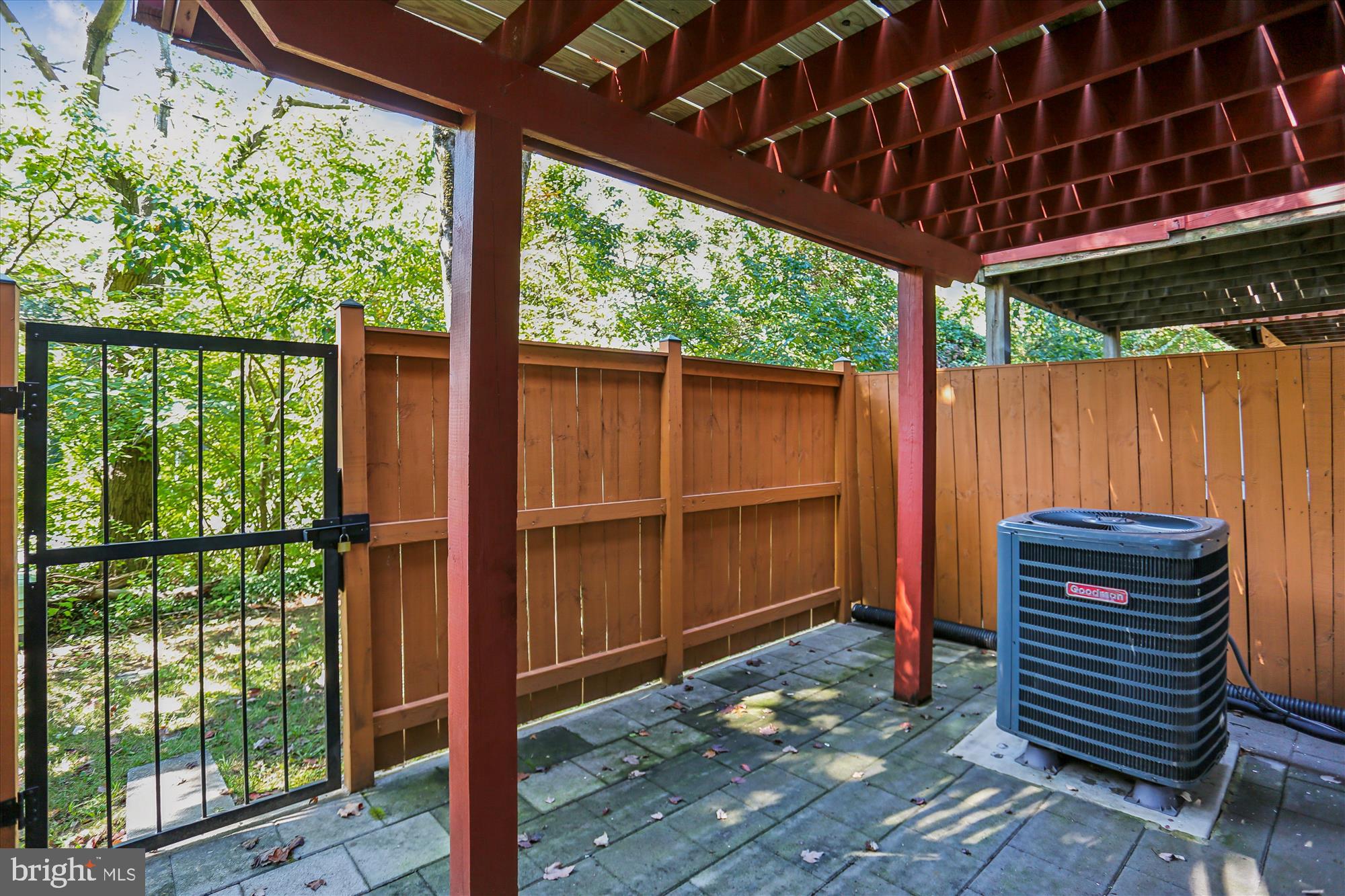 2839 Shepperton Terrace Silver Spring, MD 20904 - Photo 19 of 48 a view of a backyard with wooden fence