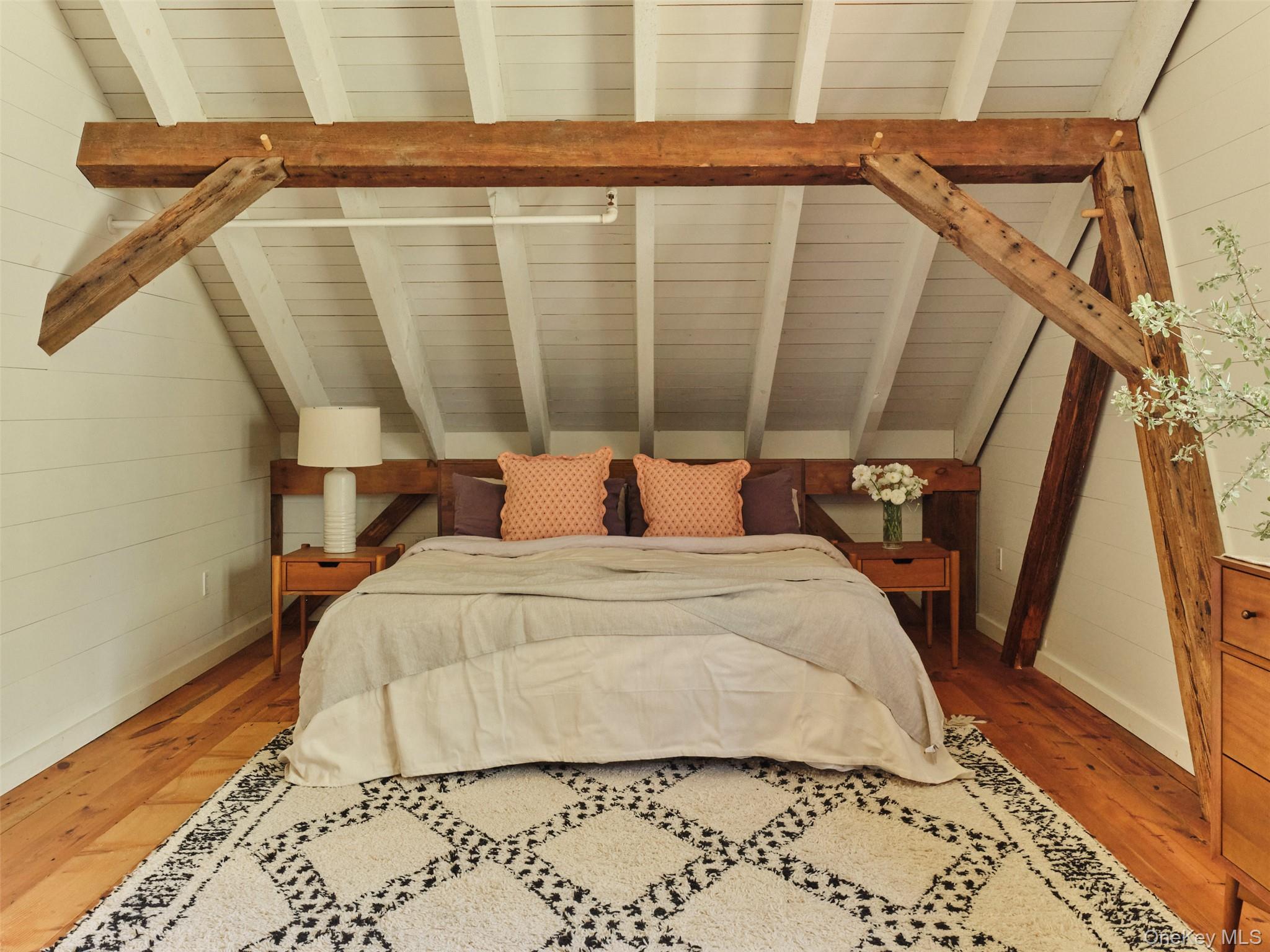 55 Woods Road Barryville, NY 12719 - Photo 29 of 50 a bedroom with a bed next to a window