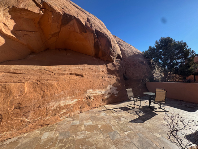 3439 Westwater Road Moab, UT 84532 - Photo 7 of 64 View of patio in the redrocks