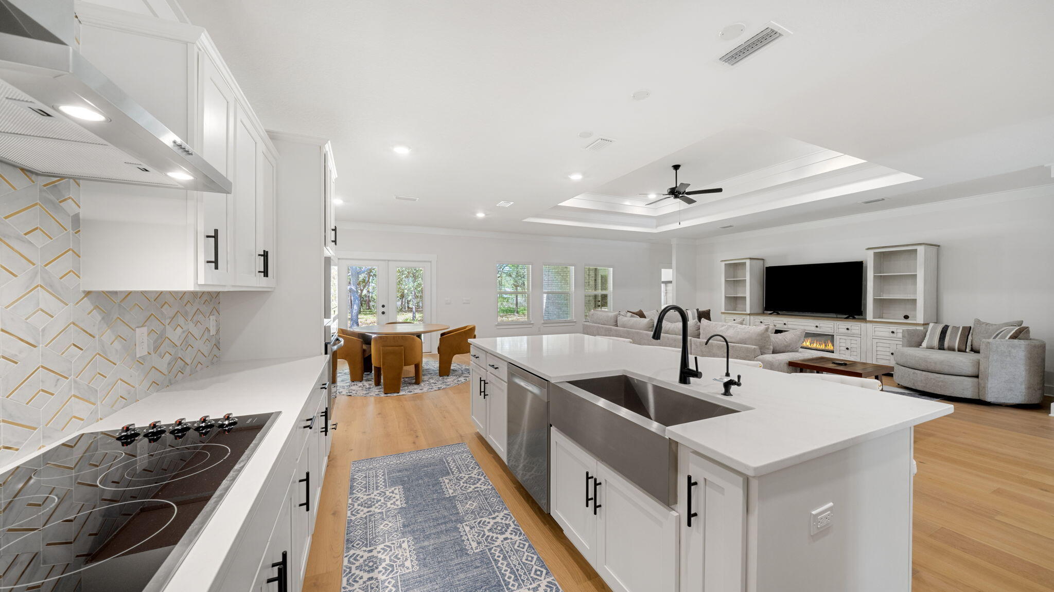 769 Old Ferry Road Santa Rosa Beach, FL 32459 - Photo 12 of 67 a kitchen with counter top space and stainless steel appliances