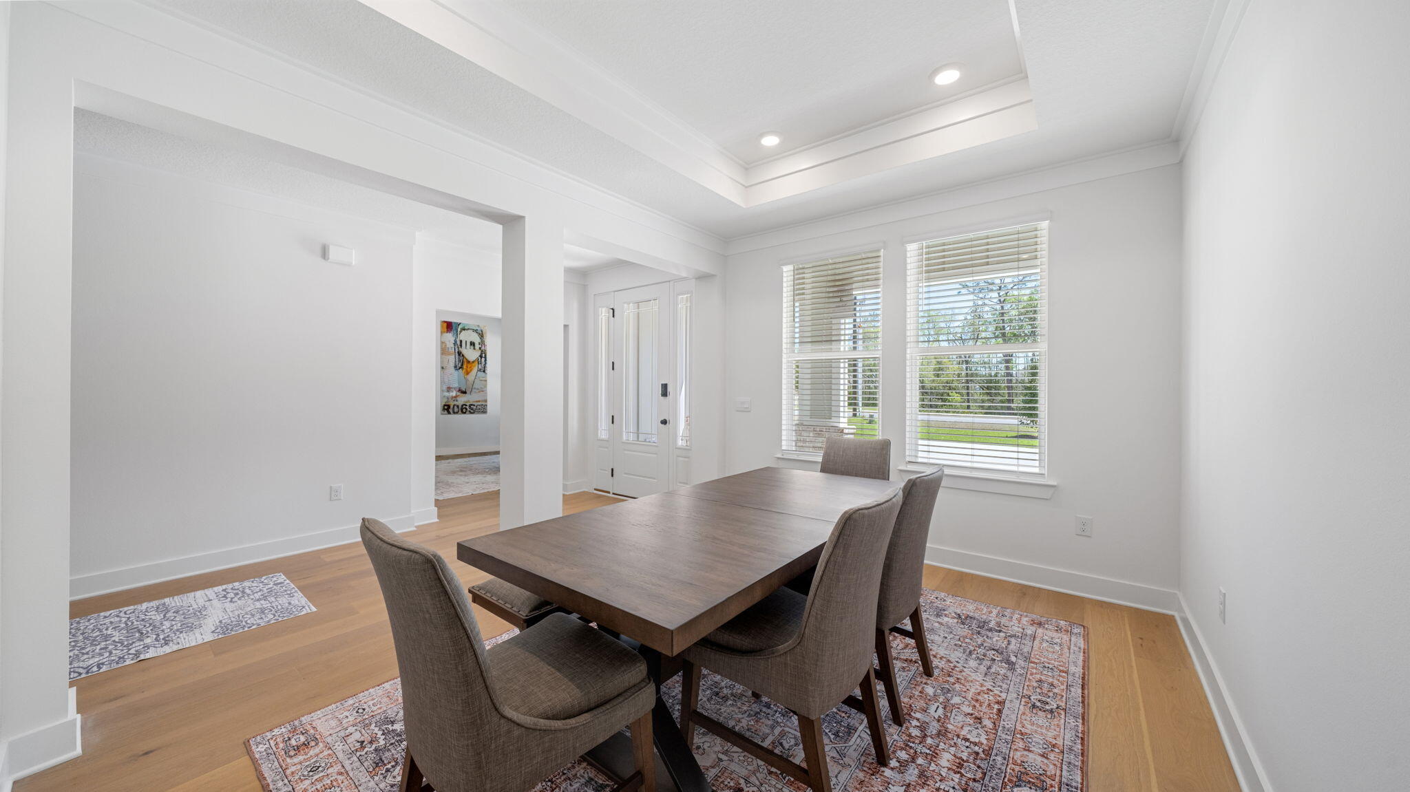 769 Old Ferry Road Santa Rosa Beach, FL 32459 - Photo 8 of 67 a view of a dining room with furniture and wooden floor