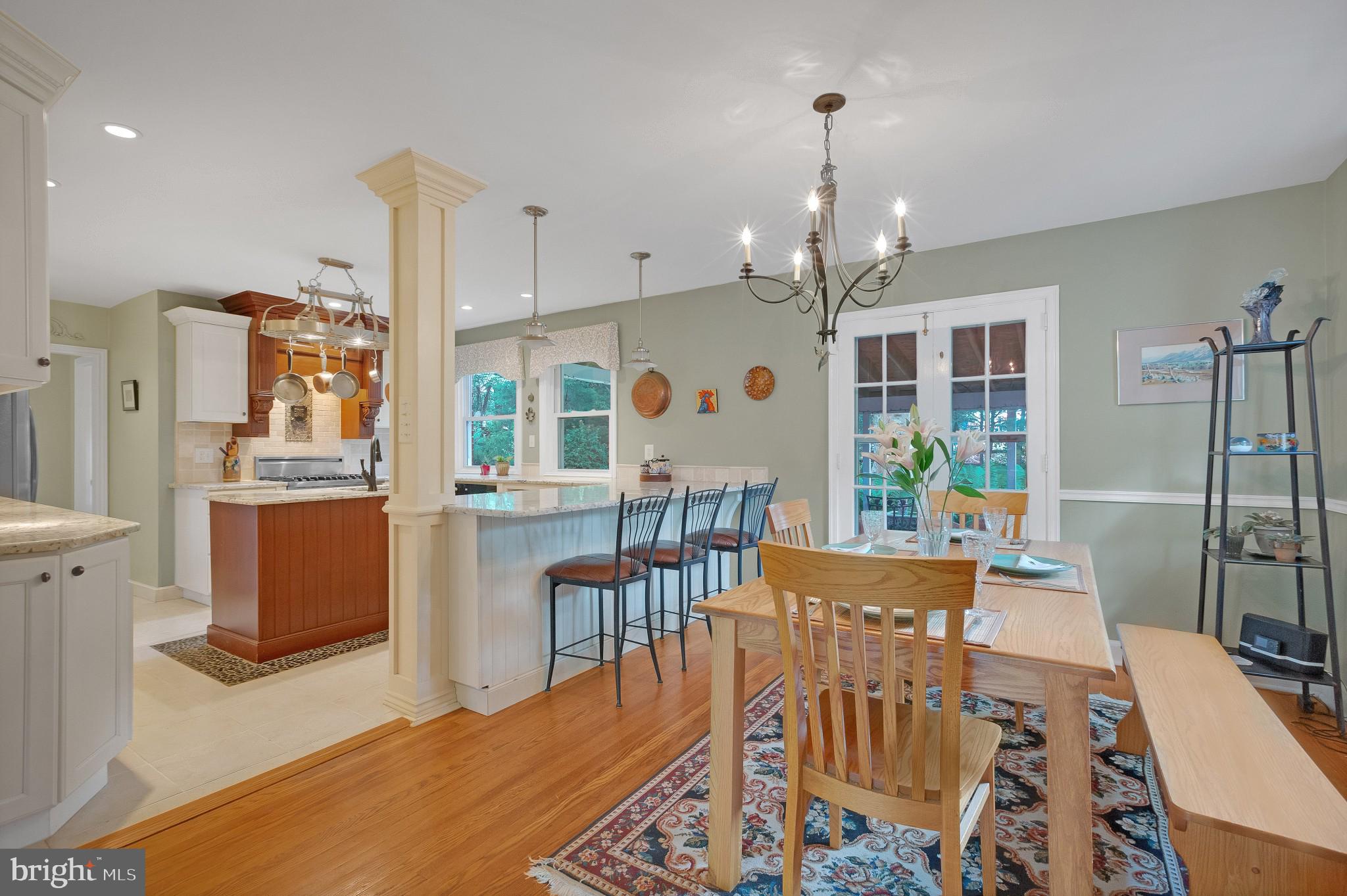 800 Roberts Road Ambler, PA 19002 - Photo 8 of 34 Kitchen w/ breakfast bar, open to DR