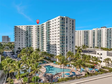 a front view of a building