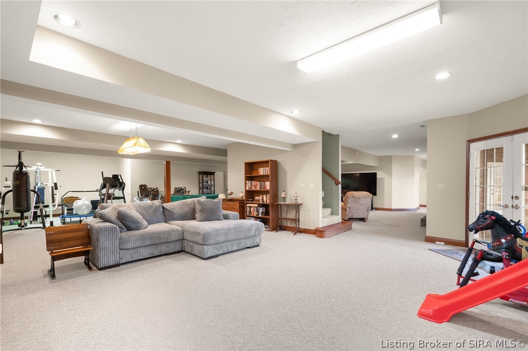 7267 Sand Hill Road Southeast Elizabeth, IN 47117 - Photo 11 of 88 Family room in walkout basement