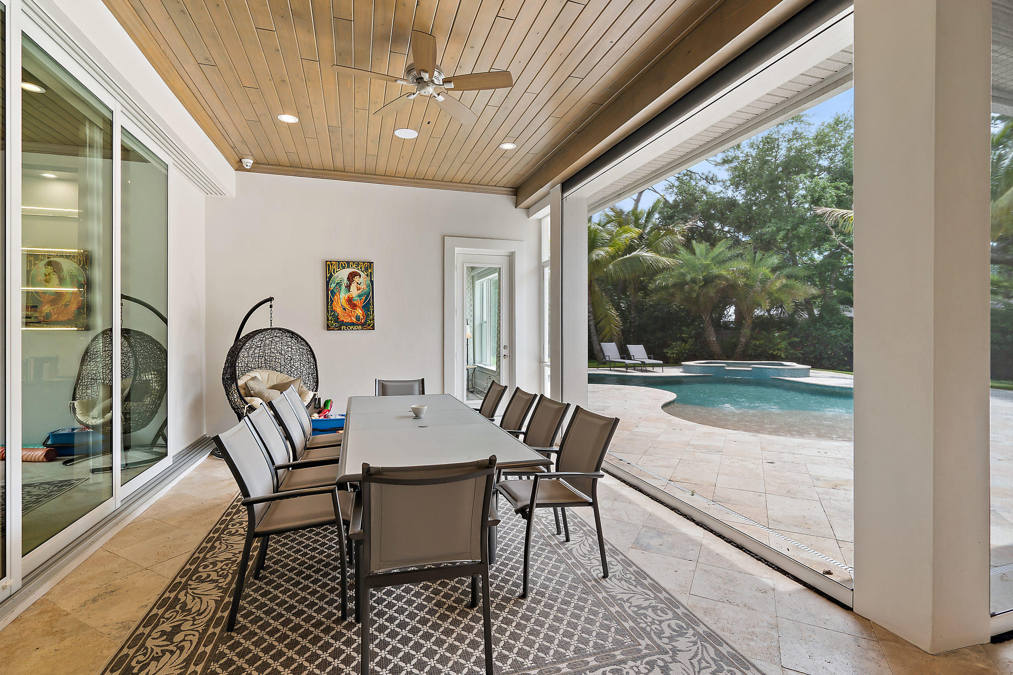 5342 Old Fort Jupiter Road Jupiter, FL 33458 - Photo 25 of 71 Outdoor dining with phantom screens