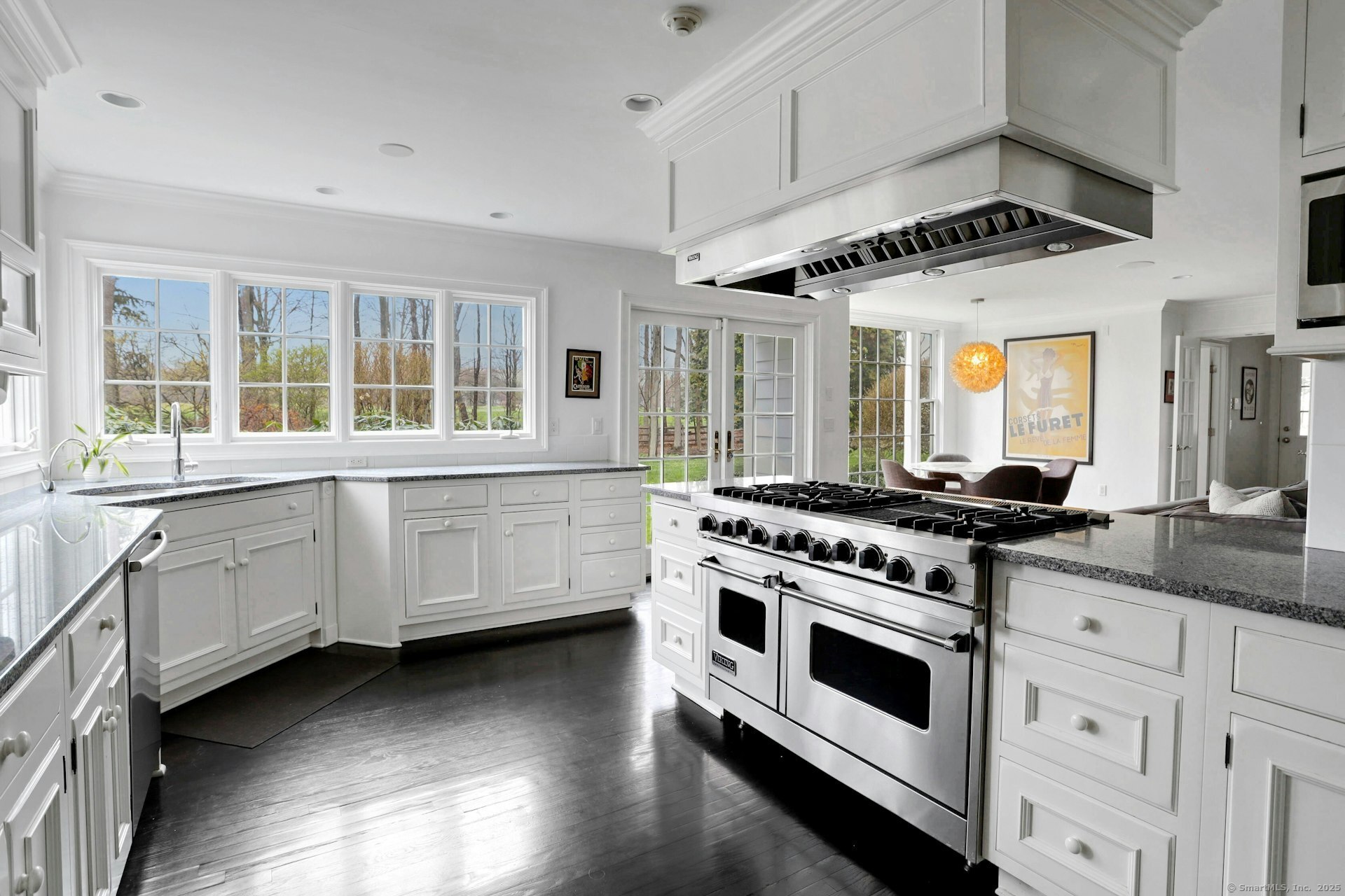 75 Hanson Road Darien, CT 06820 - Photo 11 of 30 a kitchen with stainless steel appliances granite countertop a stove and a sink