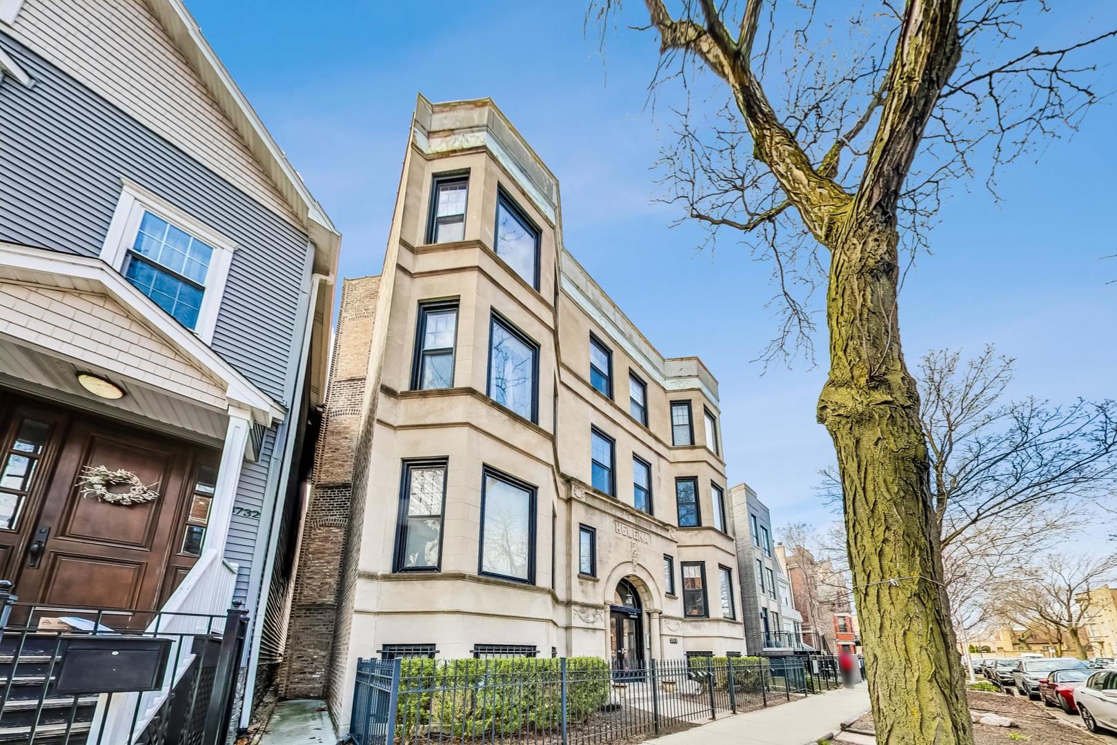 3734 North Clifton Avenue, Unit G Chicago, IL 60613 - Photo 2 of 27 a front view of a multi story residential apartment building