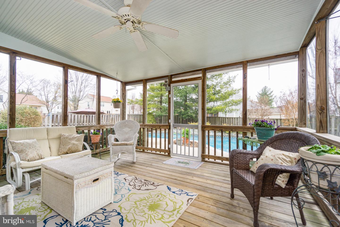 13329 Point Rider Lane Herndon, VA 20171 - Photo 22 of 30 Screened porch, pool -- your own private paradise