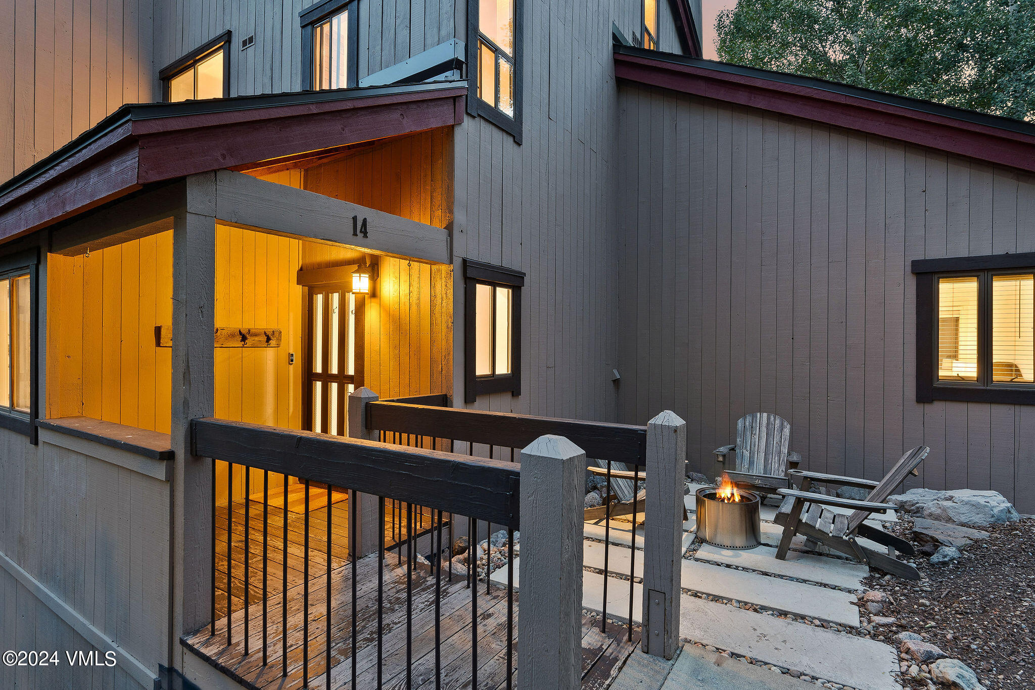 3094 Booth Falls Road, Unit 14 Vail, CO 81657 - Photo 3 of 36 a view of a balcony with furniture