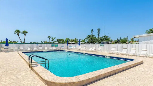 a view of a lake with a city