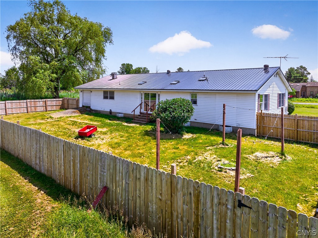 10575 Powell Road Trenton, NY 13354 - Photo 42 of 49 Fenced in backyard with additional acreage behind