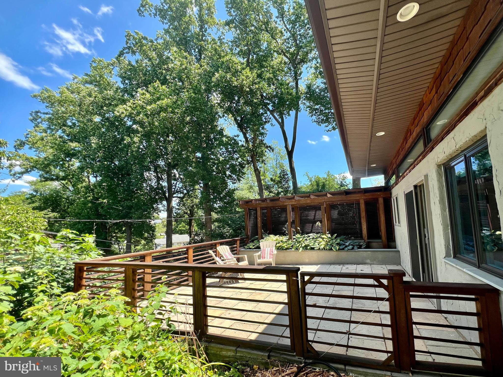 29 Rolling Road Wynnewood, PA 19096 - Photo 24 of 27 View from Garden to Patio