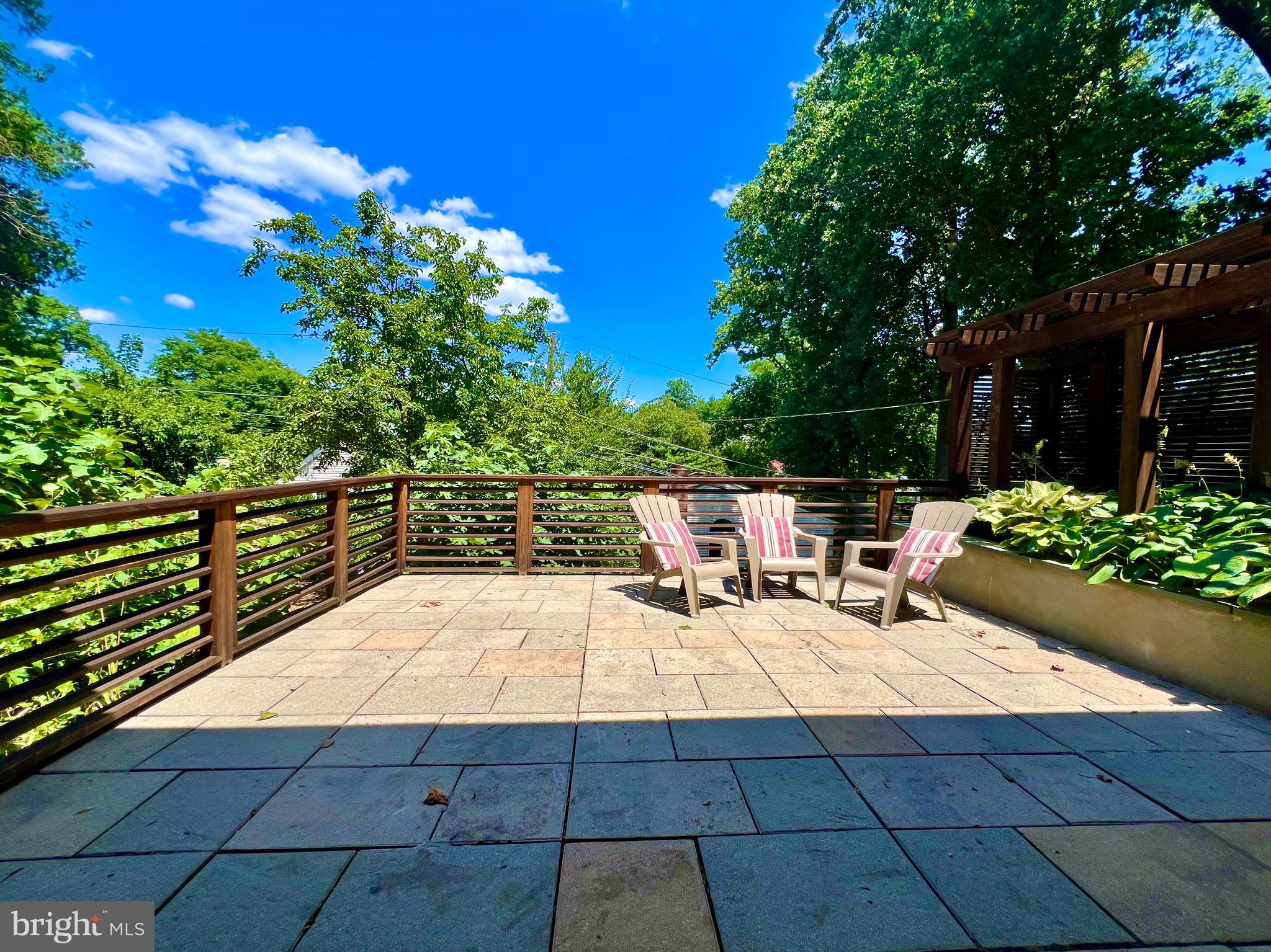 29 Rolling Road Wynnewood, PA 19096 - Photo 26 of 27 View from Dining/Kitchen area to Patio