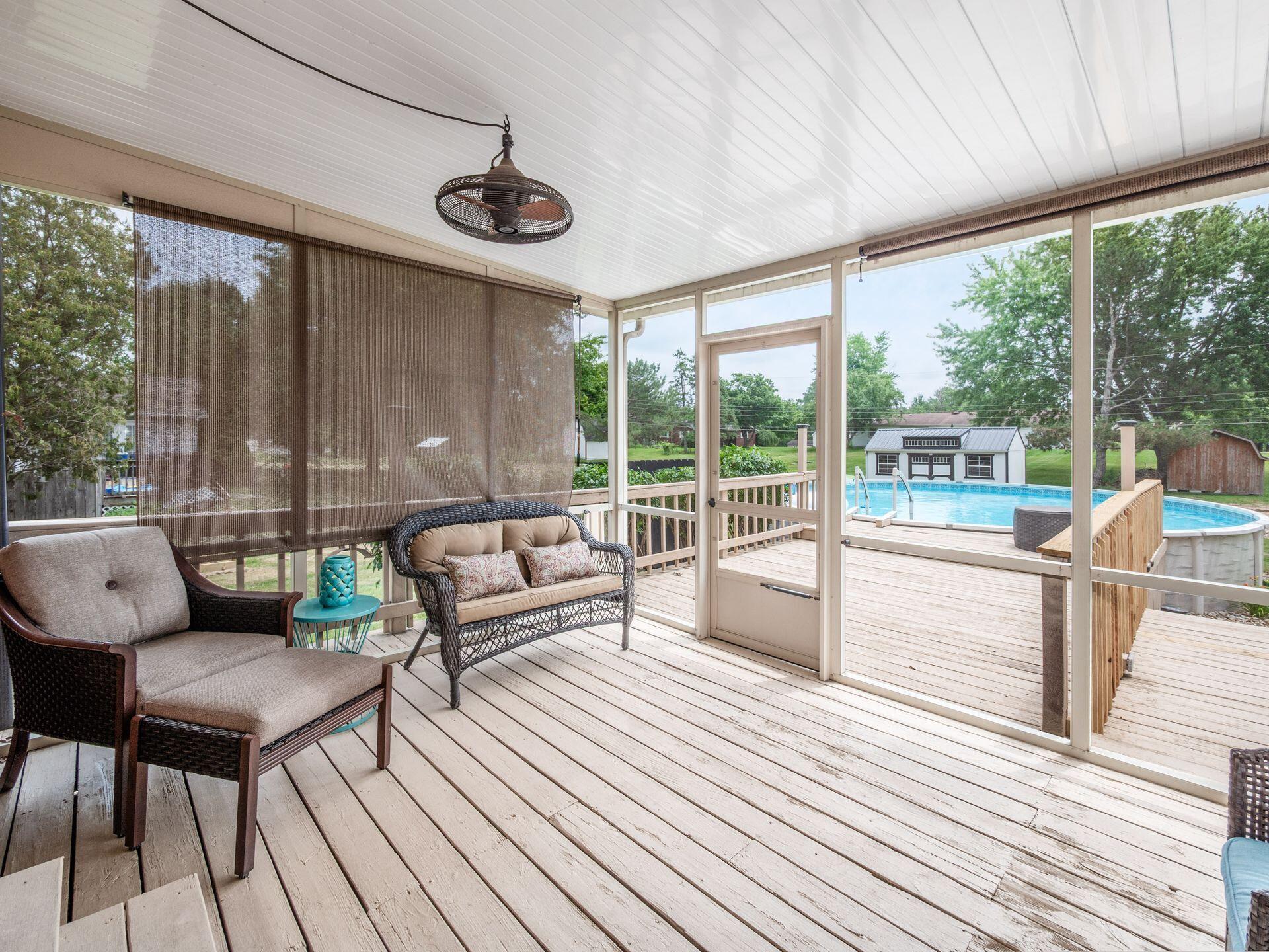 16707 County Home Road Marysville, OH 43040 - Photo 40 of 52 Covered screen patio