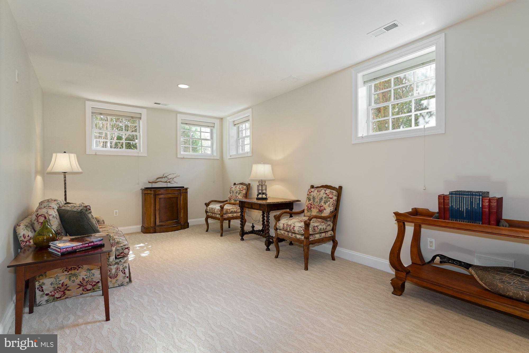 5910 Bradley Boulevard Bethesda, MD 20814 - Photo 24 of 42 Lower level family room