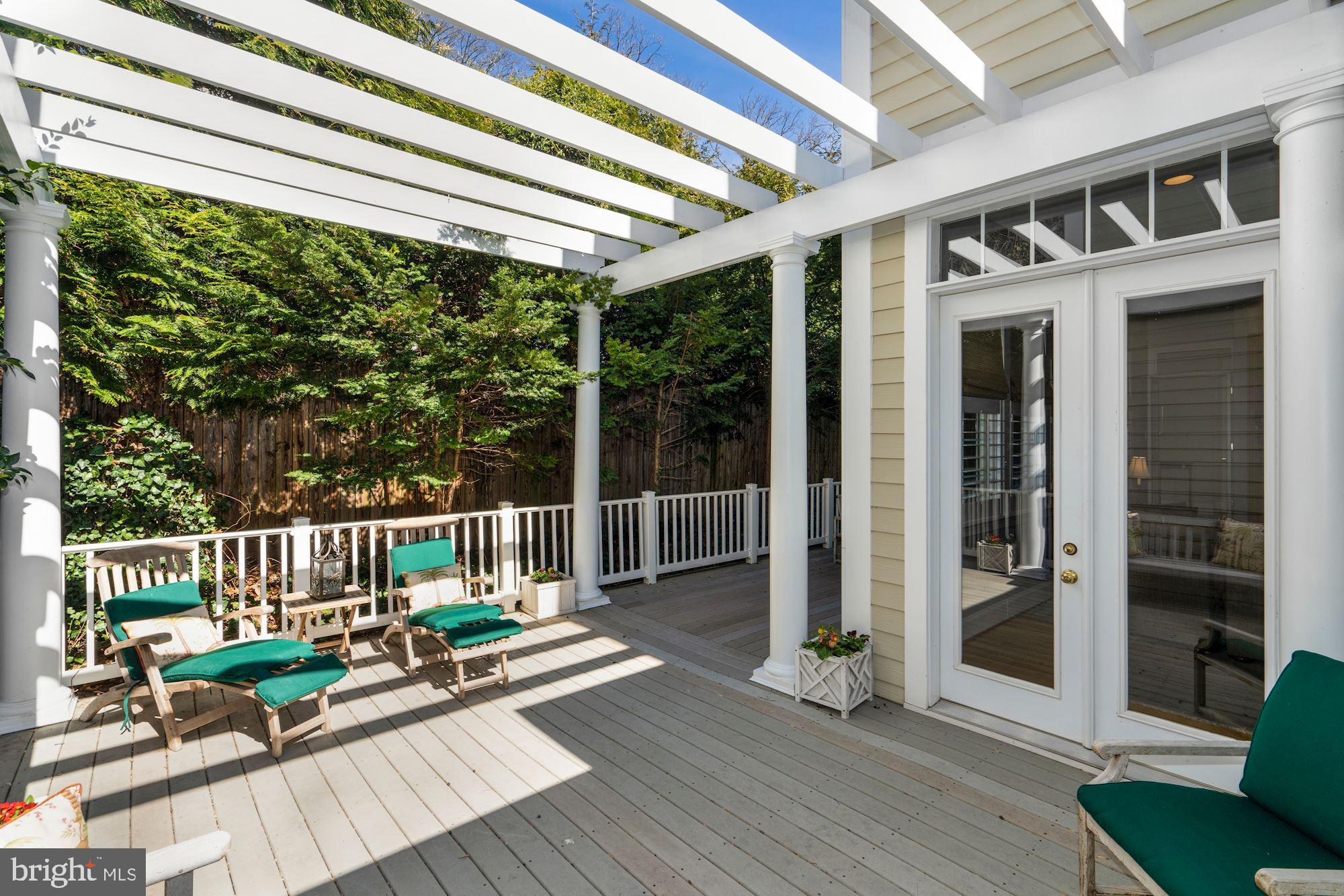 5910 Bradley Boulevard Bethesda, MD 20814 - Photo 35 of 42 Wrap around porch off family room