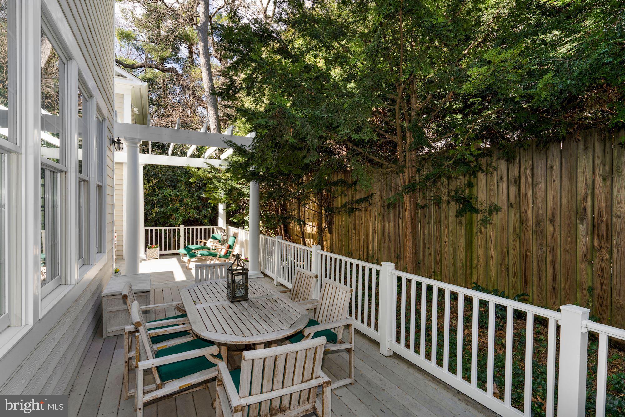5910 Bradley Boulevard Bethesda, MD 20814 - Photo 36 of 42 Wrap around porch off family room